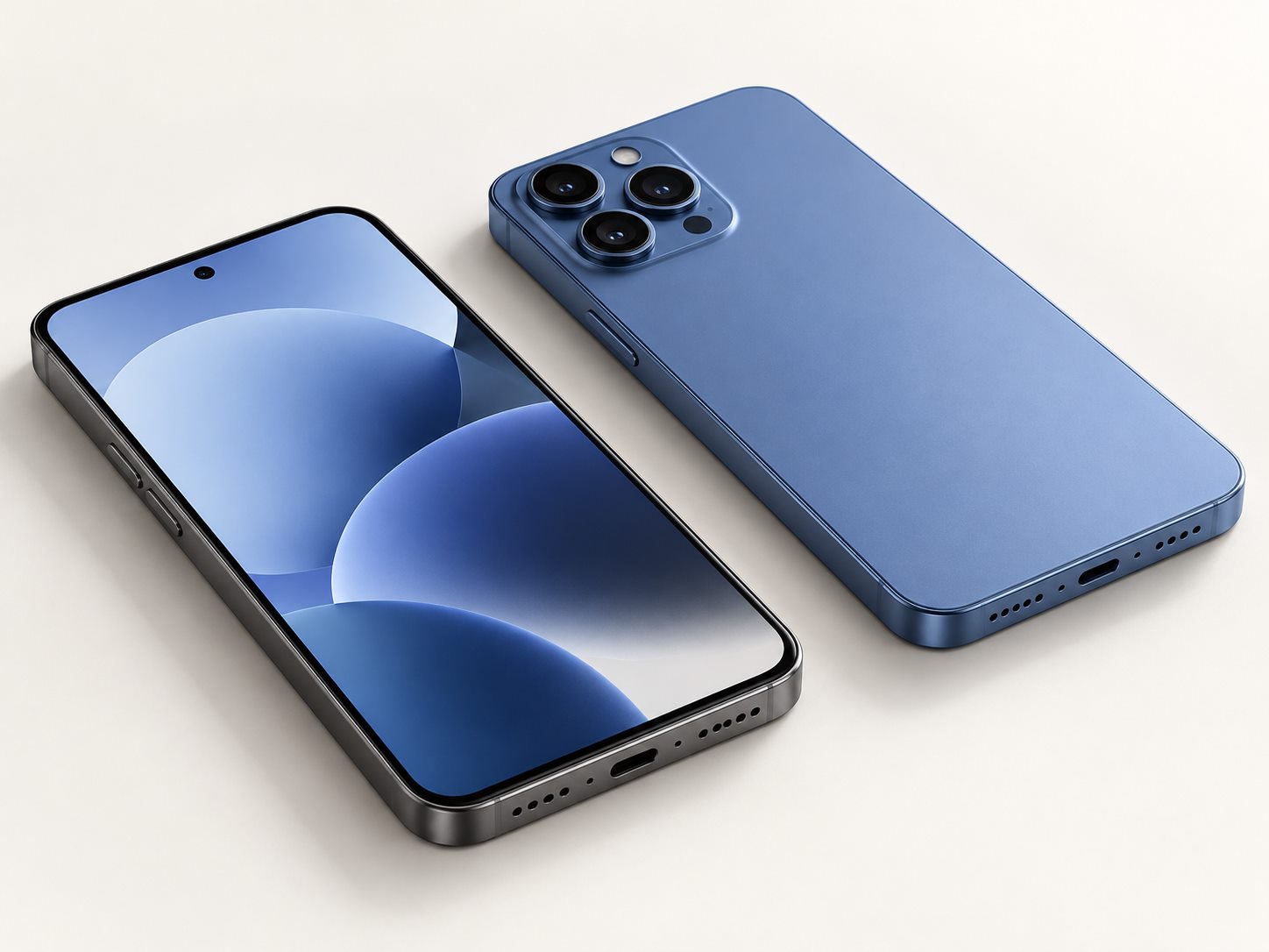 Nova Phone in finitura grafite e blu